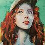 Mein Abschlussprojekt für den Kurs: Moderne Porträtmalerei mit Ölfarben. Projekt z dziedziny Trad, c, jna ilustracja,  Sztuki piękne,  Malarstwo i Malarstwo olejowe użytkownika Paula Knoche - 15.01.2023