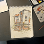 My project for course: Expressive Architectural Sketching with Colored Markers. Un progetto di Bozzetti, Disegno, Illustrazione architettonica, Sketchbook e Illustrazione con inchiostro di Emily - 15.01.2023