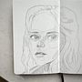 Mon projet du cours : Carnet de portraits : explorez le visage humain . % morganejaja tarafından hazırlanan Eskiz çizimi, Çizim, Portre Çizimi, Sanatsal Çizim, Ve Eskiz defteri projesi - 01.17.2023