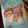 Project in "Surreal Illustration with Watercolor and Ink" . Ilustrație tradițională, Arte plastice, Pictura, Desen și Pictură în acuarelă de Sandra - 12.21.2022