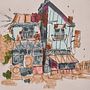 My project for course: Expressive Architectural Sketching with Colored Markers. Een project van  Schetsen,  Tekening,  Architecturale illustratie, Sketchbook y  Illustratie met inkt van Gabi Harding - 22.01.2023