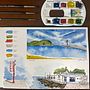 My project for course: Watercolor Travel Journal Ein Projekt aus dem Bereich Traditionelle Illustration, Aquarellmalerei, Architektonische Illustration und Sketchbook von laward_ - 29.01.2023