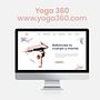 Mi proyecto del curso: Página web Yoga 360. Un projet de UX / UI, Informatique, Webdesign, Développement web, Développement no code , et Conception de produits numériques de Venus Cabrera - 19.01.2023