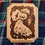 My project for course: Pyrography 101: Woodburning Illustration Techniques Ein Projekt aus dem Bereich Traditionelle Illustration, Handwerk und DIY von eiramenna14 - 01.02.2023