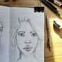 Mi proyecto del curso: Sketchbook de retrato: explora el rostro humano. Un projet de Esquisse , Dessin, Dessin de portrait, Dessin artistique , et Carnet de croquis de ceciliamaeso - 04.02.2023