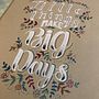 My project for course:  Intro to Hand-Lettering for Inspirational Quotes . % Marsha Pellegrino tarafından hazırlanan Tipografi, Kaligrafi, Harfler, Tipografi Tasarımı, Ve El Yazısı projesi - 02.07.2023