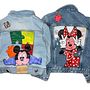 Customización textil personalizada- Minnie & Mickey Mouse . Ilustrasi tradisional, Desain Aksesori, Dan Desain Kostum proyek oleh Marta - 02.10.2023