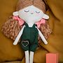Mi proyecto del curso: Muñecos de tela: diseño, costura y creación de contenido. Un progetto di Artigianato, Design di giocattoli, Social media, Fotografia con smartphone, Fotografia di prodotti, Cucito, Fotografia per Instagram, Modellistica e confezione sartoriale di María Viso González - 12.02.2023