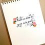 Mi proyecto del curso: Fundamentos de las florituras en la caligrafía inglesa. Un proyecto de Caligrafía, Lettering, H y lettering de Yamileh Ramírez - 28.02.2023
