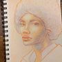 My project for course: Vibrant Portrait Drawing with Colored Pencils. Drawing, Portrait Drawing, Sketchbook, and Colored Pencil Drawing project by carol_peterson37 - 03.06.2023