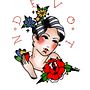Mi proyecto del curso: Diseño de tatuajes estilo old school en Procreate. Ilustração tradicional, Desenho, Ilustração digital, e Desenho de tatuagens projeto de Saraí Reyes G - 10.03.2023