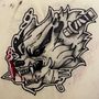 Meu projeto do curso: Tatuagem para principiantes. Tattoo Design project by Lucas Lotierzo - 03.15.2023