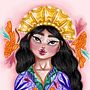 Princesa koi. Un projet de Illustration traditionnelle et Illustration numérique de Andrea Guizar Tapia - 29.07.2021