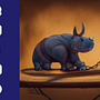 Rhino, o rinoceronte que não sabia que era forte. Een project van Schrijven, Storytelling, Kinderillustratie, Creativiteit met kinderen, Verhaallijn, Fictie schrijven, Creatief schrijven y Kinderliteratuur van afgt100 - 19.10.2022