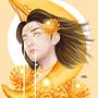 Procreate Potrait Illustration Imaginatif. Een project van Traditionele illustratie van kangemuls - 09.03.2023