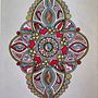 My project for course: Painting Acrylic Mandalas with Professional Techniques . % Cheryl Whiteley tarafından hazırlanan Tablo, Çizim, Ve Akrilik Boyama projesi - 05.29.2023