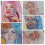 Mi proyecto del curso: Dibujo de retratos llamativos con lápices de colores. Drawing, Portrait Drawing, Sketchbook, and Colored Pencil Drawing project by Dani Osorio - 05.31.2023