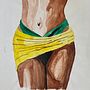 Bikini Watercolor. Traditional illustration, Painting, and Figure Drawing project by Alex Harper - 06.04.2023