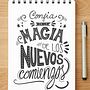 Mi proyecto del curso: Cuaderno tipográfico con lettering manual. Lettering, Sketching, Creativit, Drawing, H, Lettering, and Sketchbook project by Mercedes Menvielle - 06.05.2023