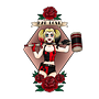 Harley Quinn . Ilustrație tradițională de Janira Arco - 06.16.2023