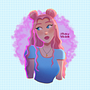Meu projeto do curso: Retrato de personagens em estilo cartoon com Procreate. Design de personagens, Ilustração digital, Desenho digital, e Pintura digital projeto de Áthany Trindade - 20.06.2023