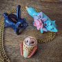 My project for course: Creating Jewelry with Polymer Clay. Design de acessórios, Design de joias, e Cerâmica projeto de sonic_pixel42 - 28.06.2023