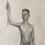 Dibujo realista de la figura humana Ein Projekt aus dem Bereich Traditionelle Illustration, Bildende Künste, Skizzenentwurf, Bleistiftzeichnung, Zeichnung, Realistische Zeichnung und Anatomische Zeichnung von nun lee - 09.07.2023