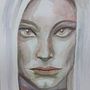 My project for course: Artistic Portrait with Watercolors. Fine Arts, Painting, Watercolor Painting, and Portrait Drawing project by alisha_rozen - 07.12.2023