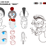 Fichas de personaje . Ilustrație tradițională, Design de caractere, Creativitate, Desen, Desen artistic, Desen digital & Ilustrație animată de Sayara López Melián - 08.01.2023