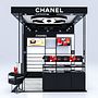 Chanel Shop in Shop. Een project van  Reclame, 3D,  Br, ing en identiteit y Evenementen van Abdulrahman Sayed - 03.08.2023