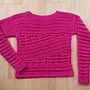 My project for course: Introduction to Crochet Short Rows for Clothing . Design vestimentar, Arte din fibre, DIY și Design textil de Aurélia Trinquier - 08.20.2023