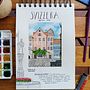 Il mio progetto del corso: Diario di viaggio ad acquerello. Un projet de Illustration traditionnelle, Aquarelle, Illustration architecturale , et Carnet de croquis de Elisa Bosia - 26.08.2023