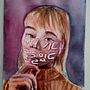 Mi proyecto del curso: Retrato artístico en acuarela . Seni Rupa, Lukisan, Lukisan Cat Air, Dan Menggambar Potret proyek oleh Juan Montejo - 09.08.2023