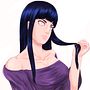 Hinata Hyuuga. Traditional illustration, Drawing, Digital Illustration, Portrait Drawing, Digital Drawing, and Digital Painting project by Hodikson Paz - 09.08.2023