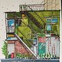 My project for course: Expressive Architectural Sketching with Colored Markers. Sketching, Drawing, Architectural Illustration, Sketchbook & Ink Illustration project by amanstan124 - 09.11.2023