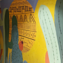 Mural Desierto. Pintura, Interiores, Design de espaços, e Pintura decorativa projeto de Martha Mondragon - 10.05.2024