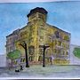 My project for course: Architectural Sketching with Watercolor and Ink. Sketching, Drawing, Watercolor Painting, Architectural Illustration, Sketchbook & Ink Illustration project by Karen Furster - 10.03.2023
