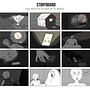 Storyboard: One night at grandma's house (Una noche en la casa de la abuela). Ilustração tradicional, Direção de arte, Produção audiovisual, Ilustração digital, Stor, board, Concept Art, Desenho digital, Cinema, Vídeo e TV, Animação, Stop Motion, Desenho, Stor, e telling projeto de kar15la - 30.10.2023