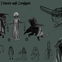 Concept Art of Dragon Priests. Character Design, Costume Design, and Concept Art project by Alexey Odintsov - 11.07.2023