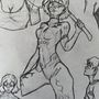 Amix, Corpxy y Graff. Traditional illustration, Character Design, Comic, and Pencil Drawing project by Edgard Allen - 11.28.2023