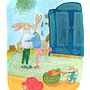 Mein Abschlussprojekt für den Kurs: Illustration von Kinderbüchern: Eine Geschichte in einem Moment Ein Projekt aus dem Bereich Traditionelle Illustration, Zeichnung, Kinderillustration, Malerei mit Acr, l, Bilderbücher und Zeichnen mit Buntstiften von Maria Haas - 02.12.2023