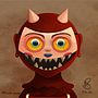 Oh devil…. Un proyecto de Ilustración tradicional, Dibujo, Ilustración digital y Dibujo digital de Sebastian Salinas - 09.12.2023