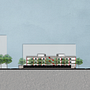 Edifício Residencial Flamboyant. Arquitetura, Arquitetura de interiores, Paisagismo, Colagem, Modelagem 3D, Arquitetura digital e Ilustração arquitetônica projeto de carolinepereiracr - 11.12.2023
