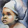 Bath time Kid. Portrait Drawing, and Fine Arts project by Richard Mabe - 01.02.2024