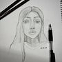 projeto final do curso: Caderno de retratos: explore o rosto humano Ein Projekt aus dem Bereich Skizzenentwurf, Zeichnung, Porträtzeichnung, Artistische Zeichnung und Sketchbook von Emanuelle Dias - 12.01.2024