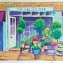Mi proyecto del curso: Ilustración expresiva de paisajes urbanos con gouache. Un proyecto de Pintura, Bocetado, Ilustración arquitectónica y Pintura gouache de Samantha Nuñez - 14.01.2024