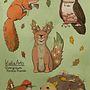 My project for course: Illustration of Adorable Characters Inspired by Nature - Overgrown Forest Friends . Design de caractere, Desen, Ilustrație digitală și Desen digital de Katharina - 01.25.2024