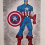 Ilustración de personajes en acrílico, Capitán América . Un progetto di Illustrazione tradizionale, Character design, Pittura, Fumetto e Pittura acrilica di alvarezamado28 - 26.01.2024