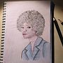 Mi proyecto del curso: Dibujo de retratos llamativos con lápices de colores. Desenho, Desenho de retrato, Sketchbook, e Desenho com lápis de cor projeto de knto_86 - 19.02.2024