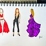 My project for course: Fashion Sketch Illustration. Ilustração tradicional, Esboçado, Design de moda, Desenho digital, e Desenho de moda projeto de Joy Timbol - 17.03.2024